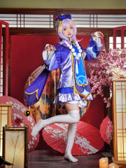 Genshin Impact Qiqi Cosplay Costume Upgrade Version C00166