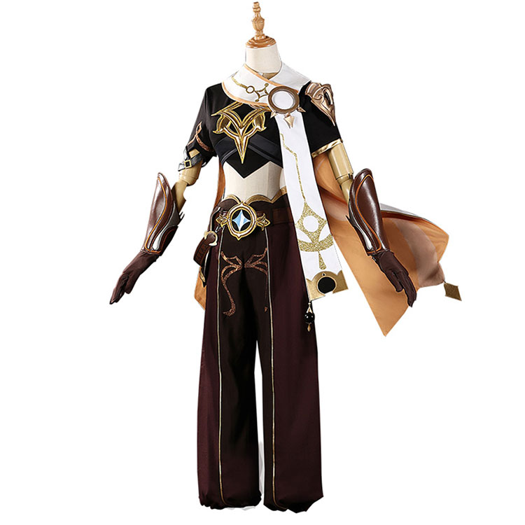 Genshin Impact Traveler Aether Cosplay Costume C00098