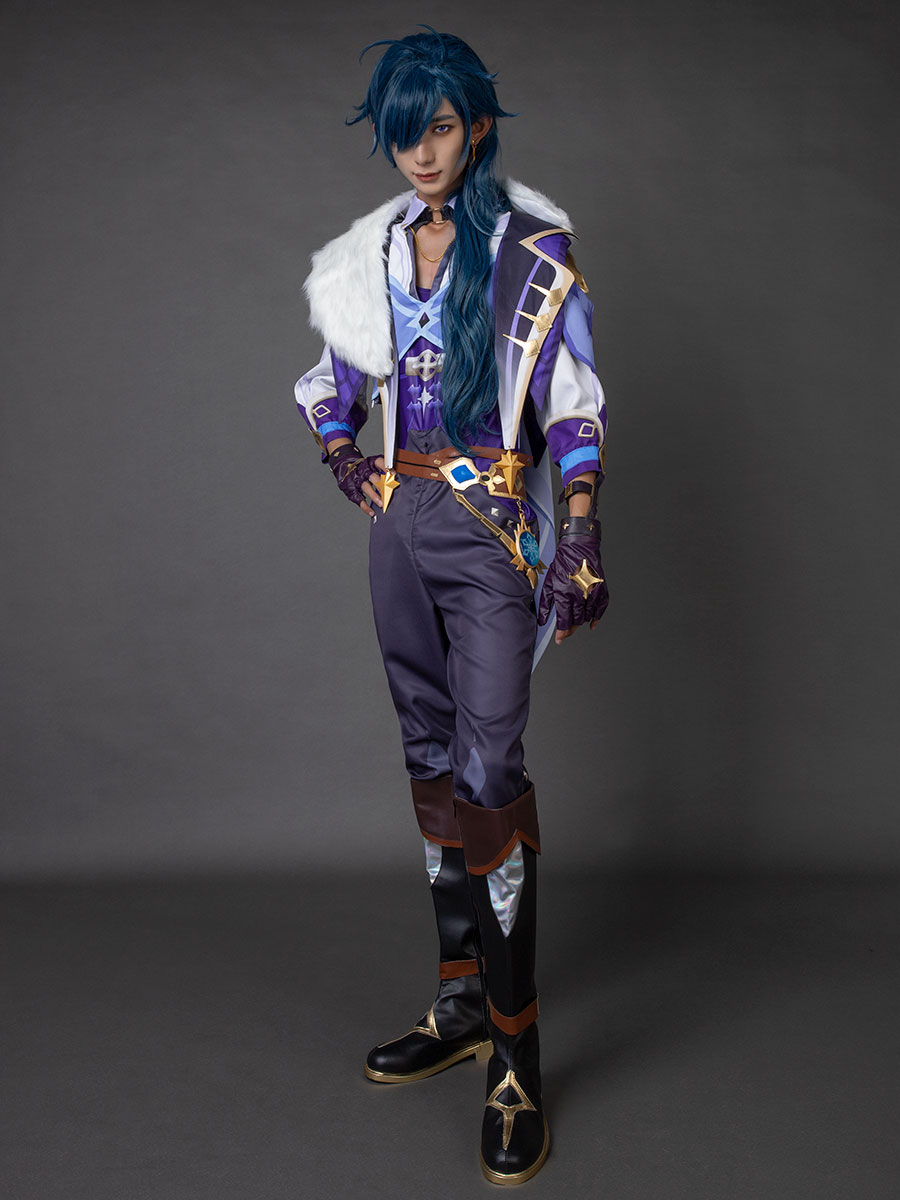 Genshin Impact Kaeya Alberch Cosplay Costume C00266
