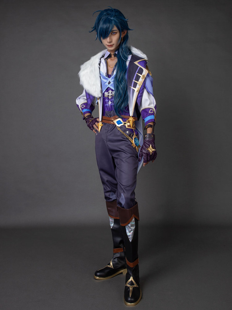 Genshin Impact Kaeya Alberch Cosplay Costume C00266