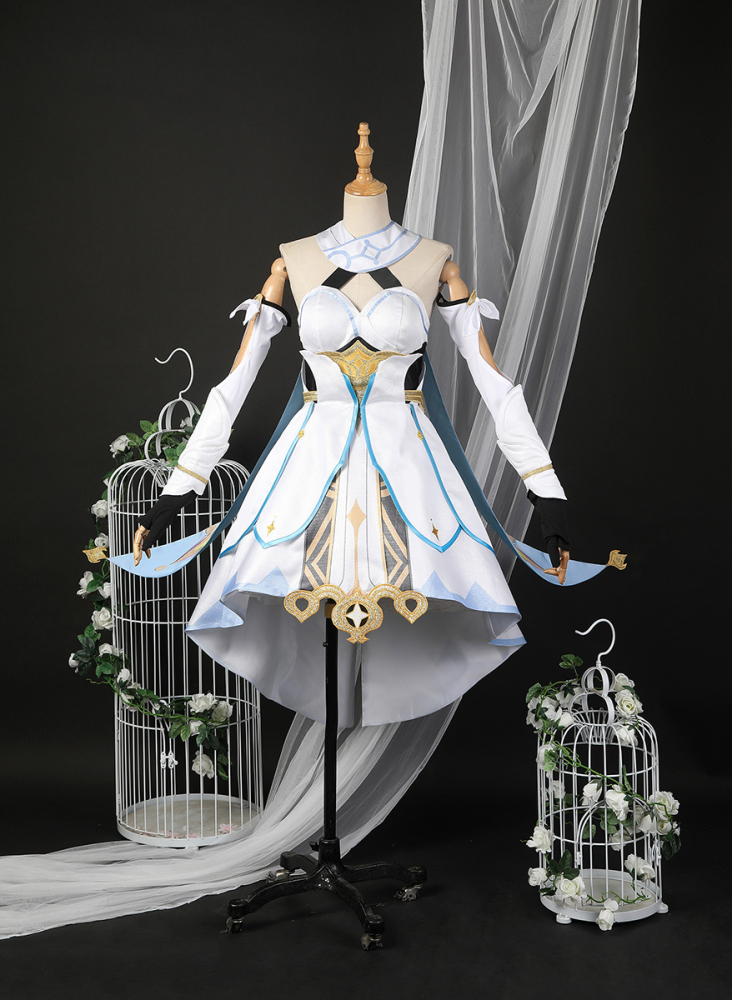 Genshin Impact Lumine Cosplay Costume C02033