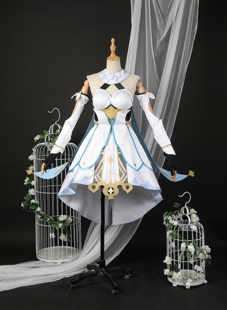 Genshin Impact Lumine Cosplay Costume C02033