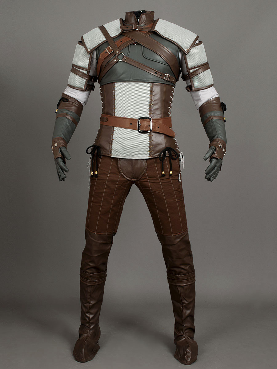 The Witcher 3:Wild Hunt Geralt of Rivia Cosplay Costume mp003191
