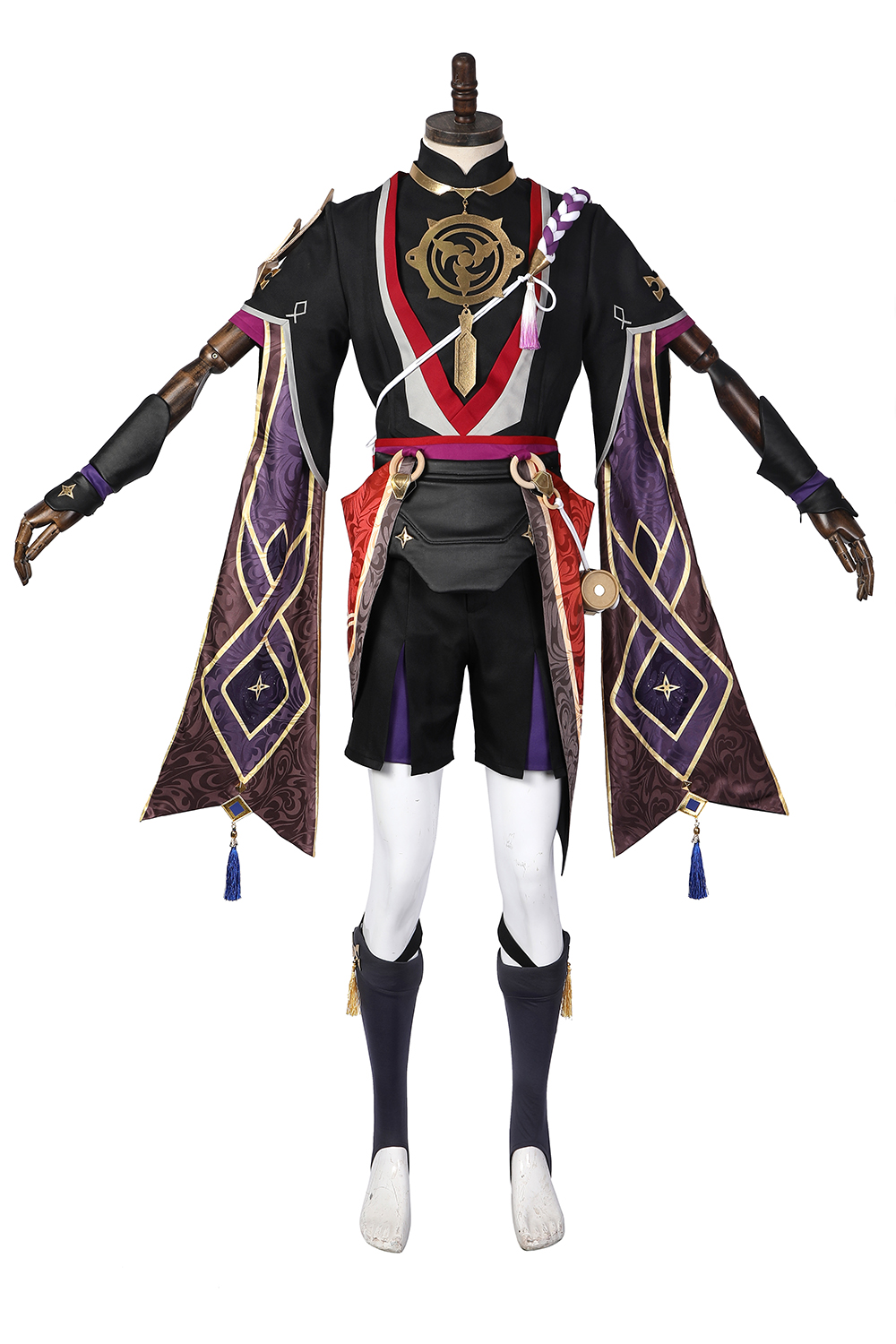Genshin Impact Scaramouche Balladeer Cosplay Costume Jacquard Version C00444