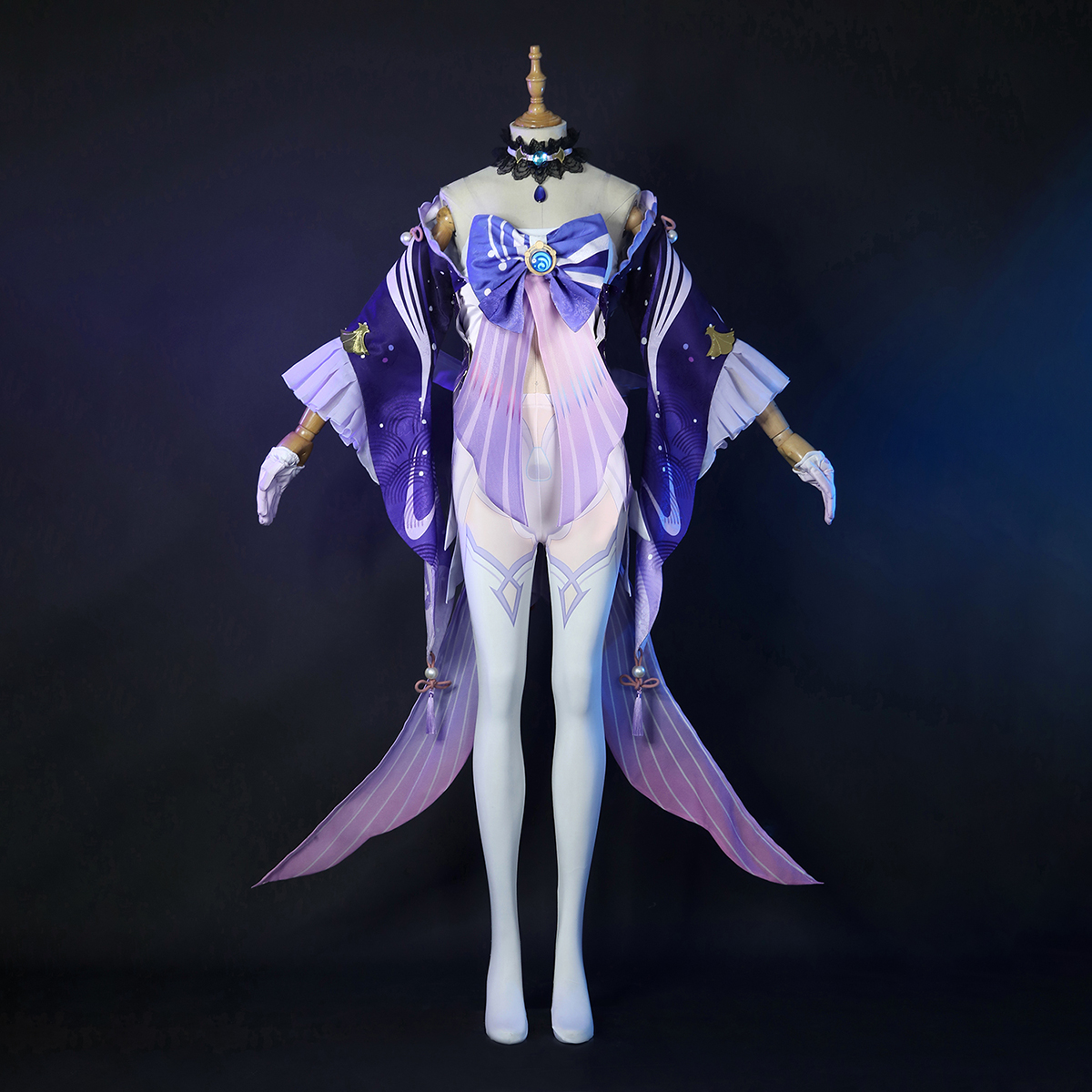 Genshin Impact Sangonomiya Kokomi Cosplay Costume Jacquard Version C00666