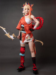 Genshin Impact Yoimiya Cosplay Costume Upgrade C00553