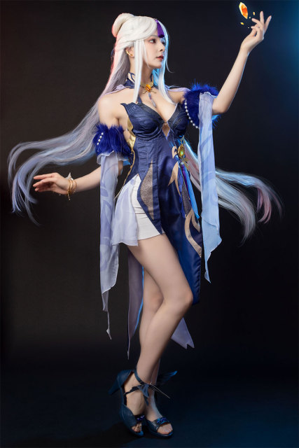 Genshin Impact Ningguang Cosplay Costume C00976