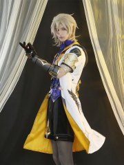 Genshin Impact Albedo Cosplay Costume Jacquard Version C00438