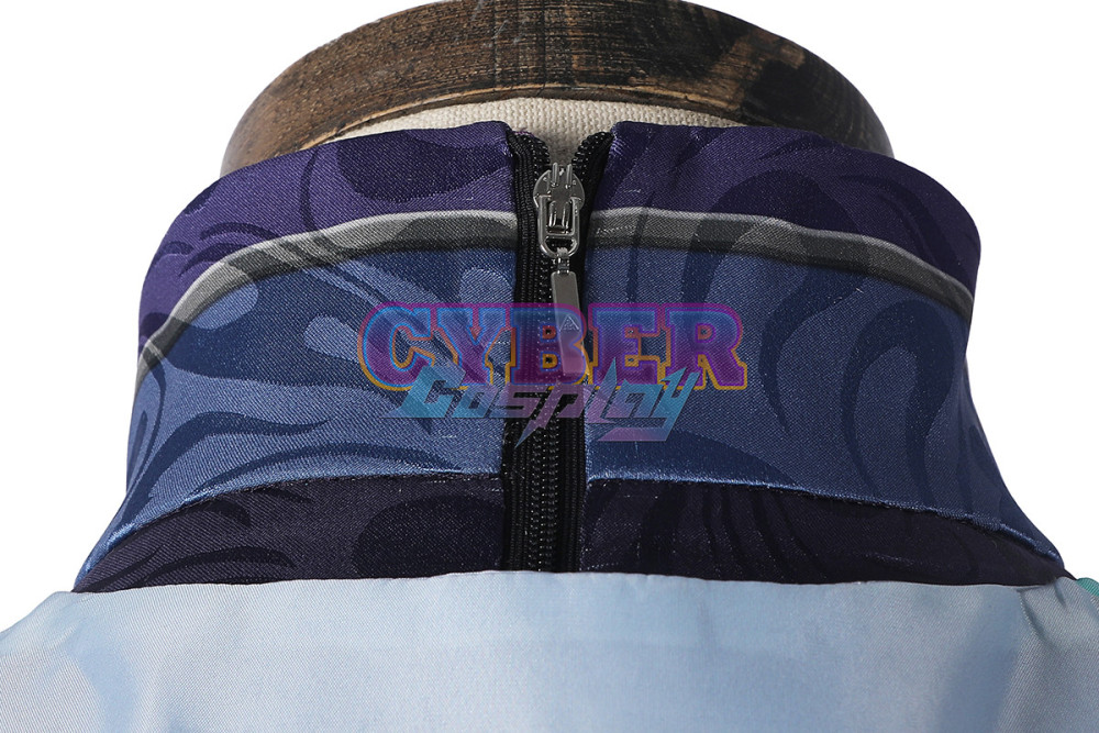 Genshin Impact Bubu Pharmacy Baizhu Cosplay Costume Jacquard Version C00437