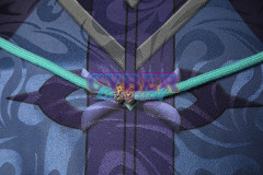 Genshin Impact Bubu Pharmacy Baizhu Cosplay Costume Jacquard Version C00437