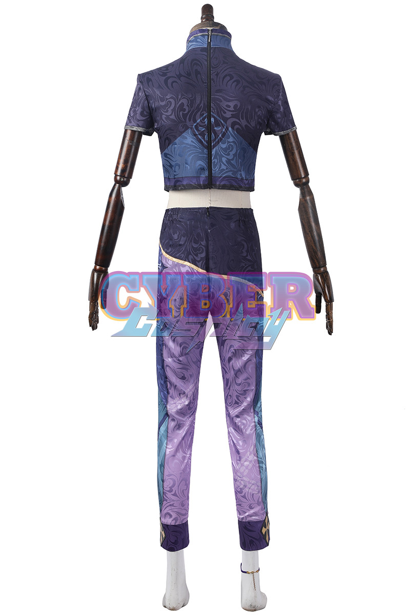 Genshin Impact Bubu Pharmacy Baizhu Cosplay Costume Jacquard Version C00437