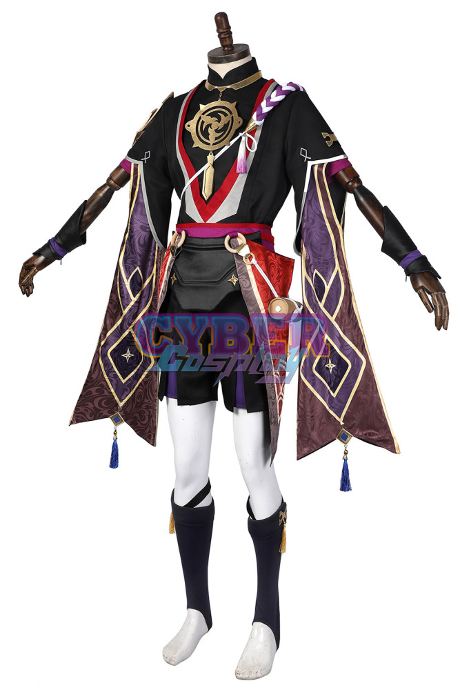Genshin Impact Scaramouche Balladeer Cosplay Costume Jacquard Version C00444