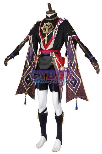 Genshin Impact Scaramouche Balladeer Cosplay Costume Jacquard Version C00444