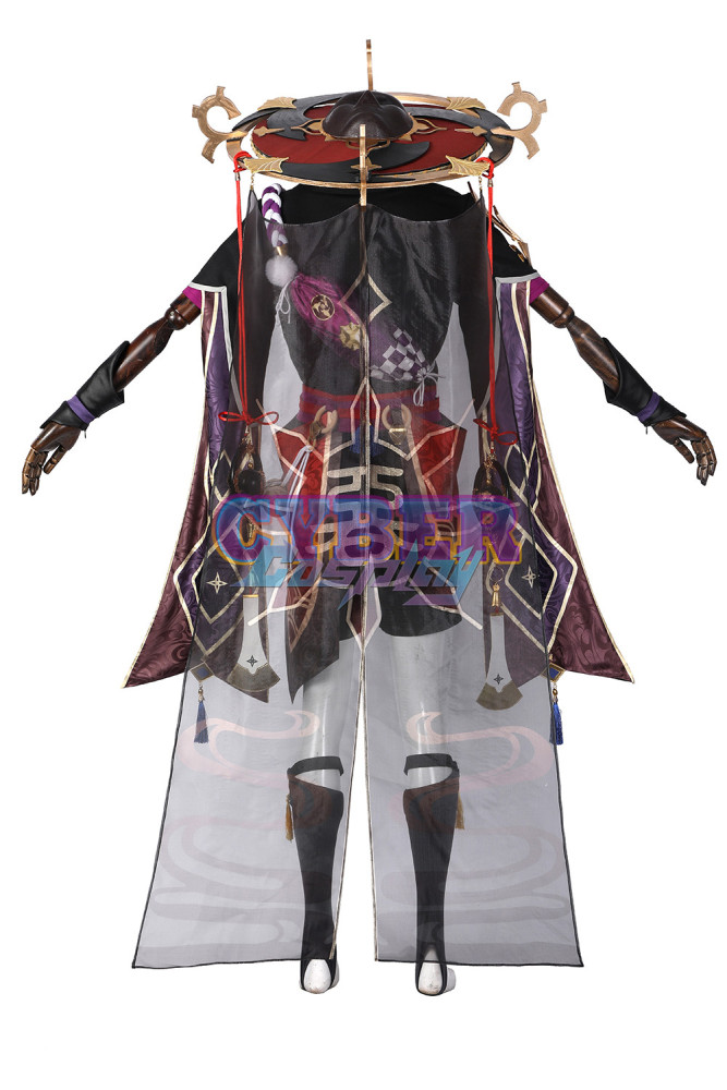 Genshin Impact Scaramouche Balladeer Cosplay Costume Jacquard Version C00444