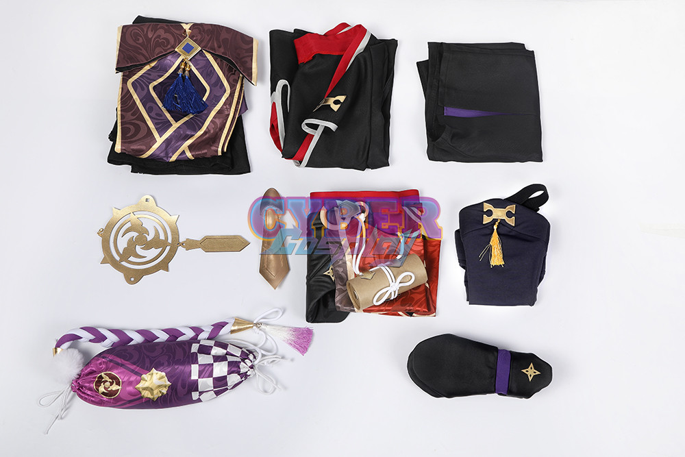 Genshin Impact Scaramouche Balladeer Cosplay Costume Jacquard Version C00444