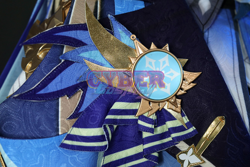 Genshin Impact Eula Cosplay Costume Jacquard Version C00445