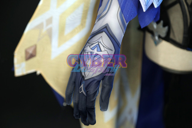 Genshin Impact Eula Cosplay Costume Jacquard Version C00445