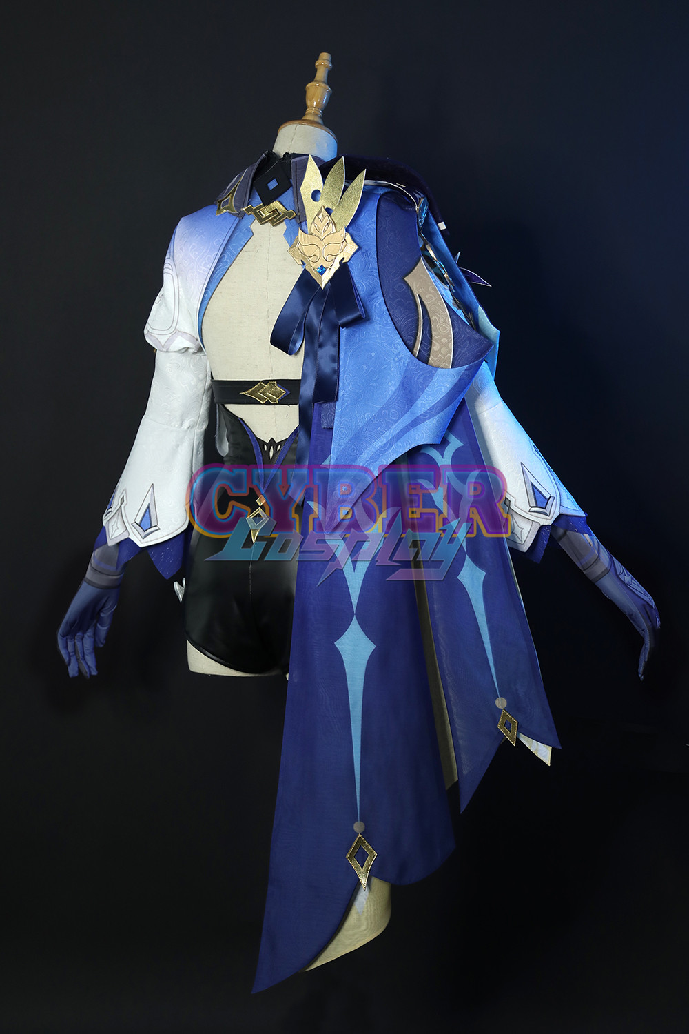 Genshin Impact Eula Cosplay Costume Jacquard Version C00445