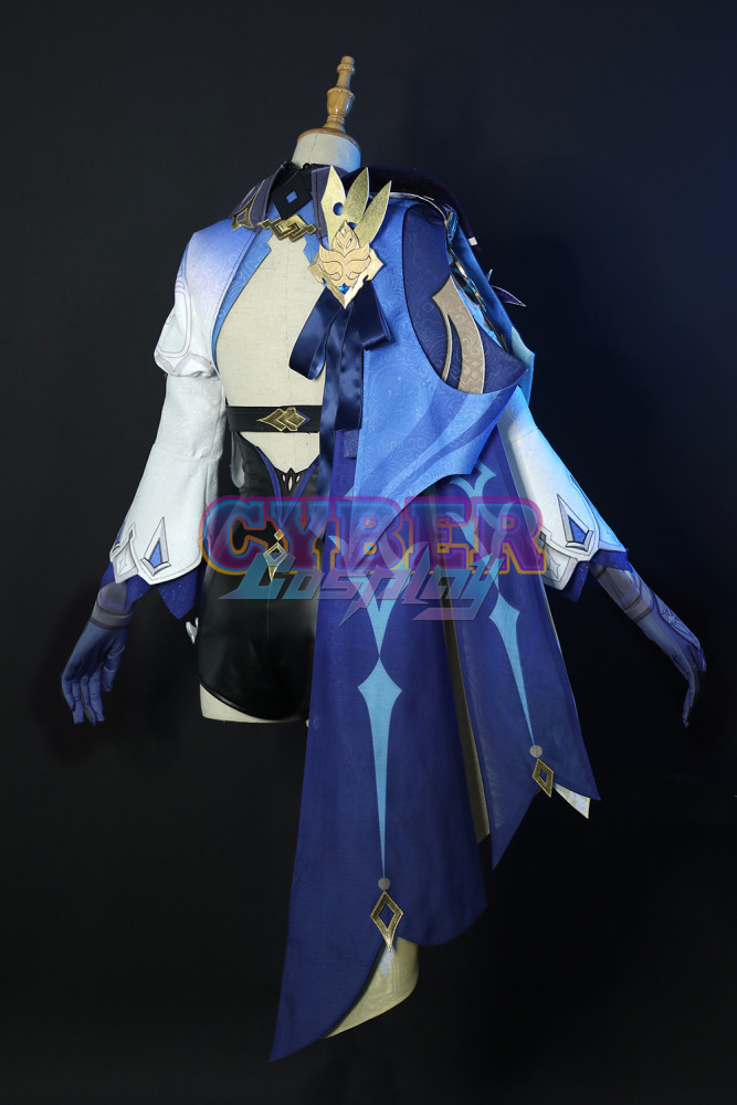 Genshin Impact Eula Cosplay Costume Jacquard Version C00445