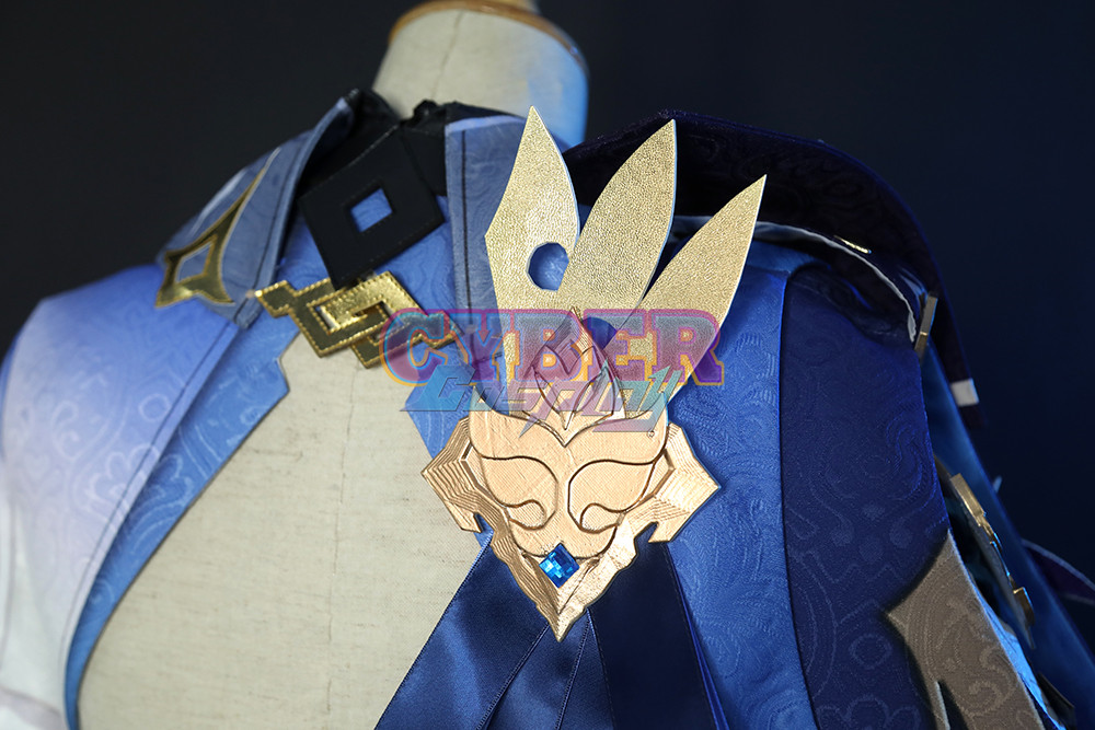 Genshin Impact Eula Cosplay Costume Jacquard Version C00445