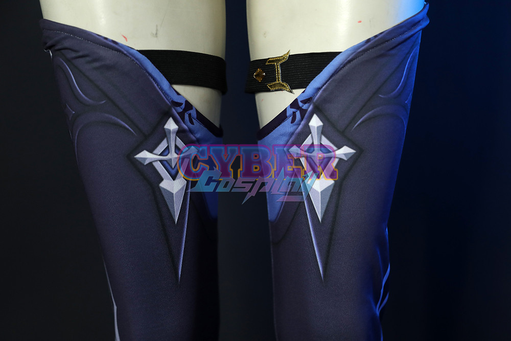 Genshin Impact Eula Cosplay Costume Jacquard Version C00445