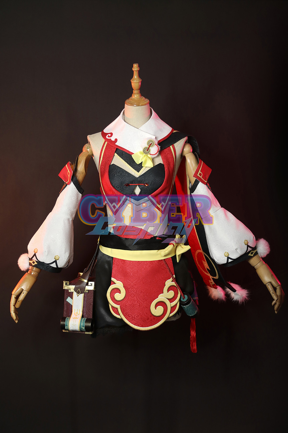 Game Genshin Impact Yanfei Cosplay Costume Upgraded Version C00480