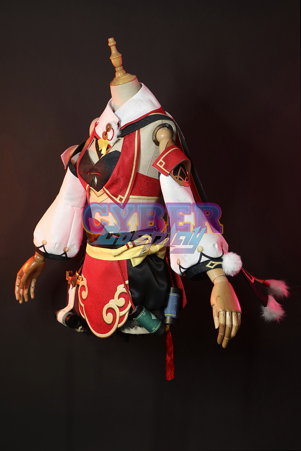 Game Genshin Impact Yanfei Cosplay Costume Upgraded Version C00480