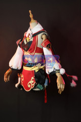 Game Genshin Impact Yanfei Cosplay Costume Upgraded Version C00480