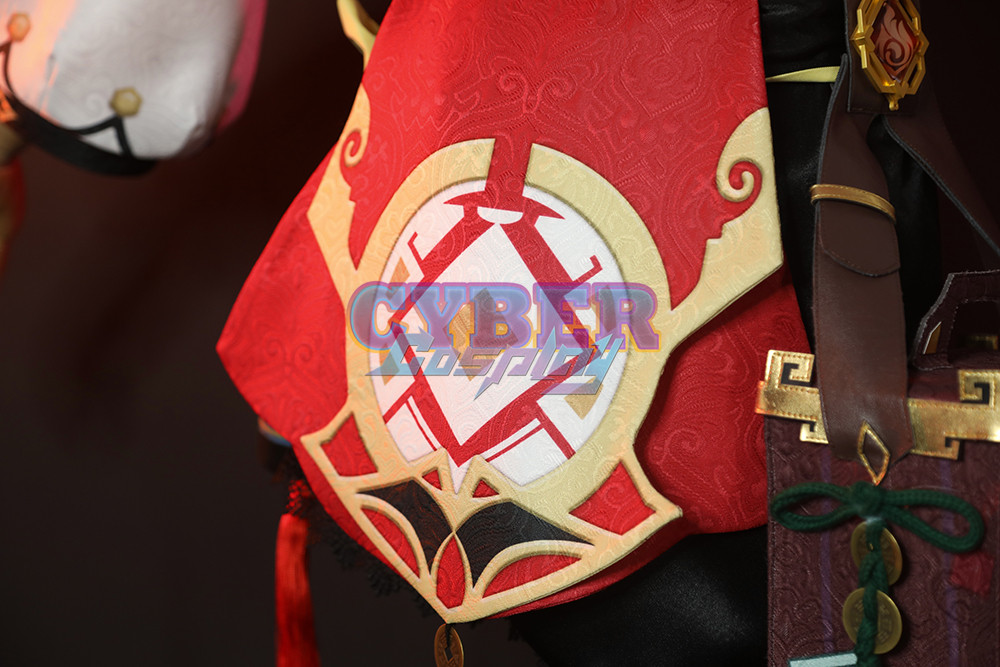 Game Genshin Impact Yanfei Cosplay Costume Upgraded Version C00480