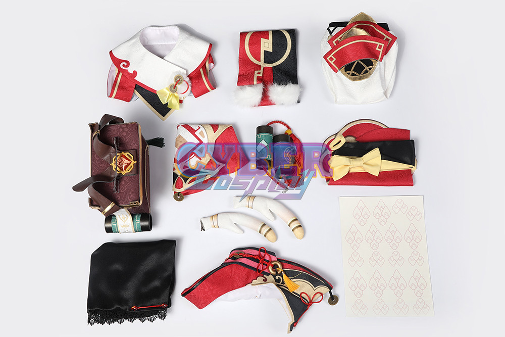 Game Genshin Impact Yanfei Cosplay Costume Upgraded Version C00480