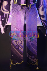 Genshin Impact Raiden Shogun Cosplay Costume Jacquard Version C00573