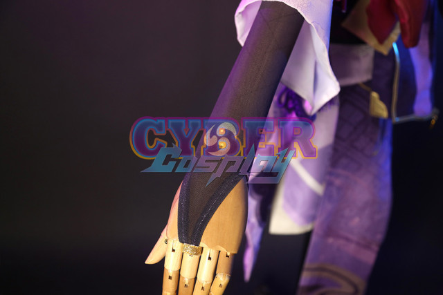 Genshin Impact Raiden Shogun Cosplay Costume Jacquard Version C00573