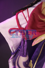 Genshin Impact Raiden Shogun Cosplay Costume Jacquard Version C00573