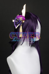 Genshin Impact Raiden Shogun Cosplay Costume Jacquard Version C00573