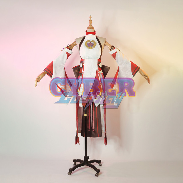 Genshin Impact Guuji Yae Miko Cosplay Costume Jacquard Version C00665