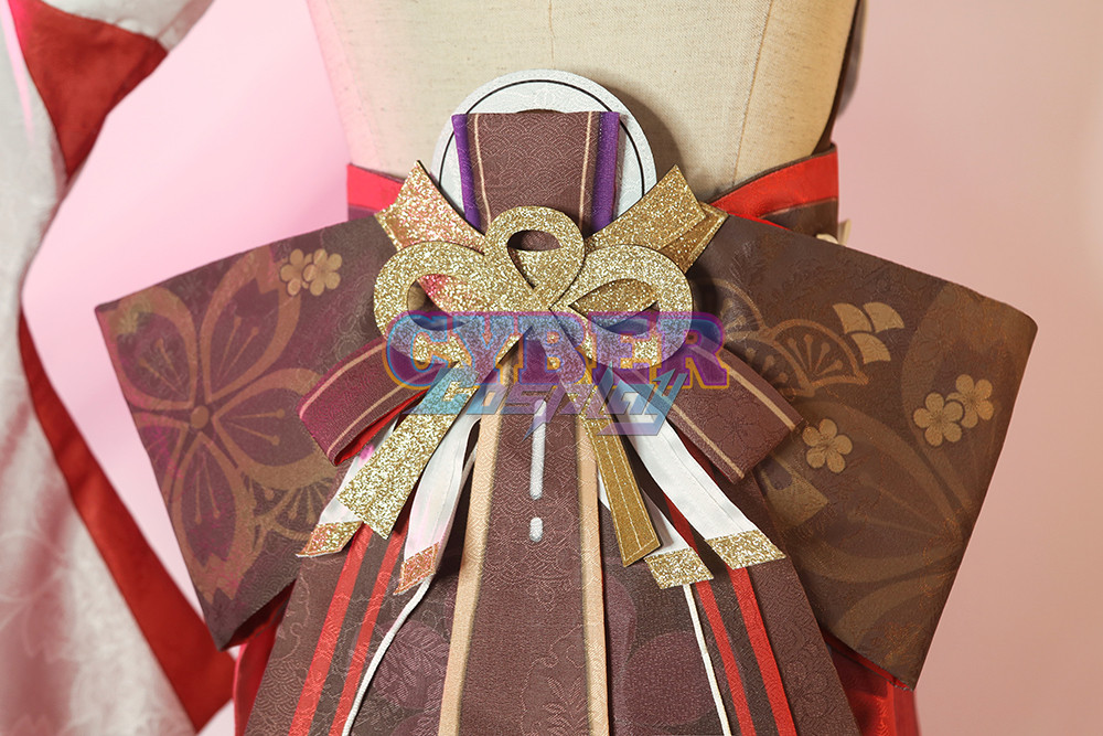 Genshin Impact Guuji Yae Miko Cosplay Costume Jacquard Version C00665