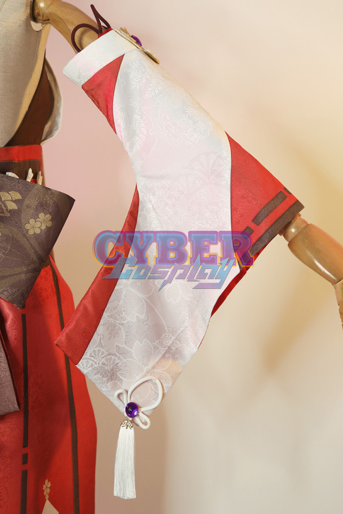 Genshin Impact Guuji Yae Miko Cosplay Costume Jacquard Version C00665