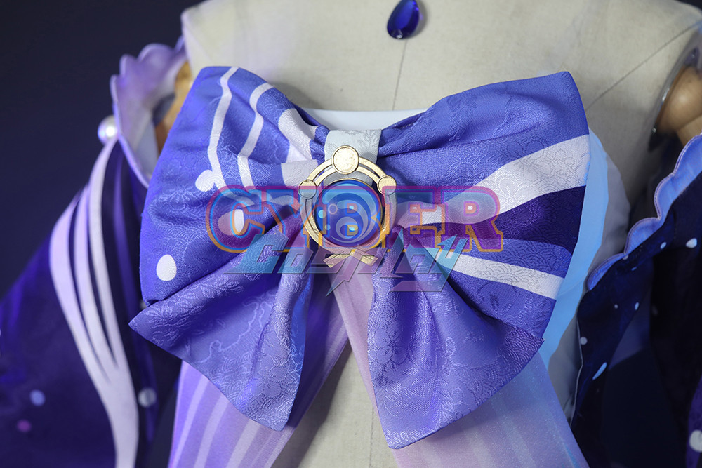 Genshin Impact Sangonomiya Kokomi Cosplay Costume Jacquard Version C00666