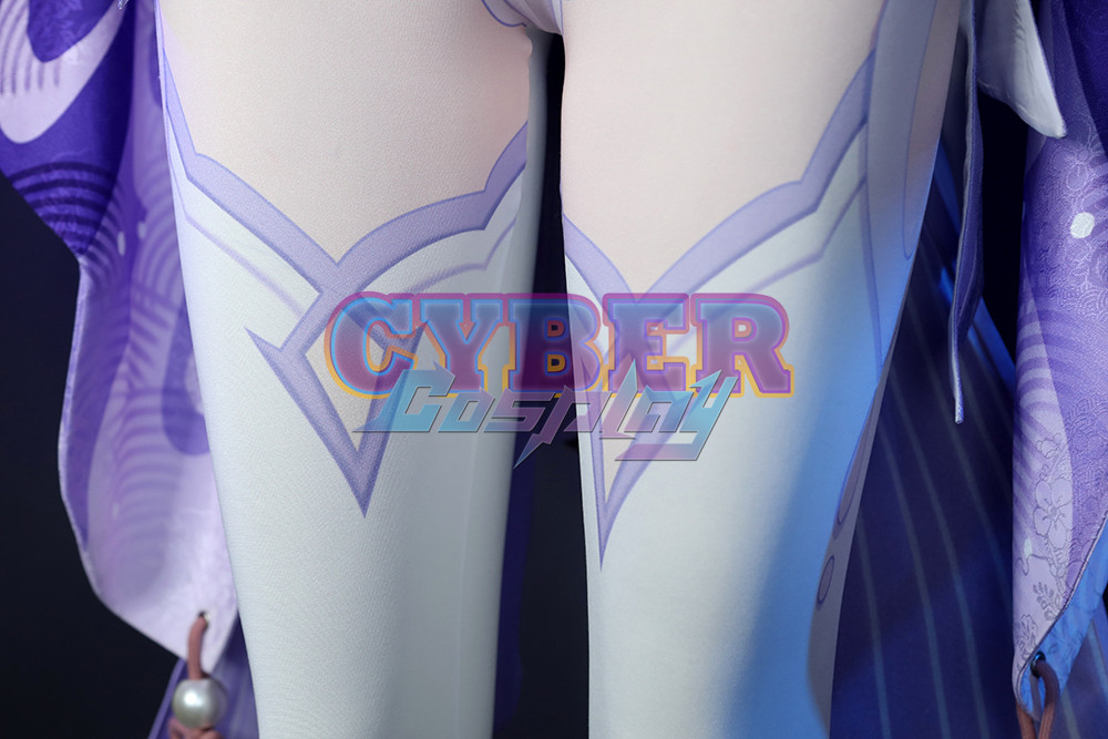 Genshin Impact Sangonomiya Kokomi Cosplay Costume Jacquard Version C00666