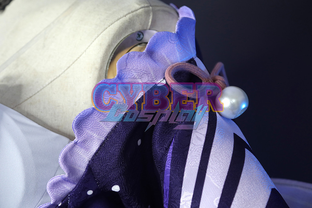 Genshin Impact Sangonomiya Kokomi Cosplay Costume Jacquard Version C00666