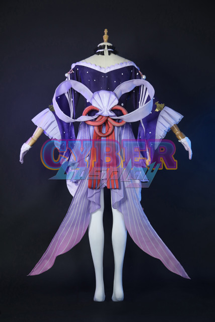 Genshin Impact Sangonomiya Kokomi Cosplay Costume Jacquard Version C00666