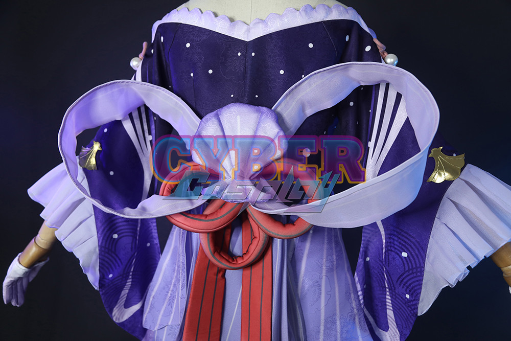 Genshin Impact Sangonomiya Kokomi Cosplay Costume Jacquard Version C00666