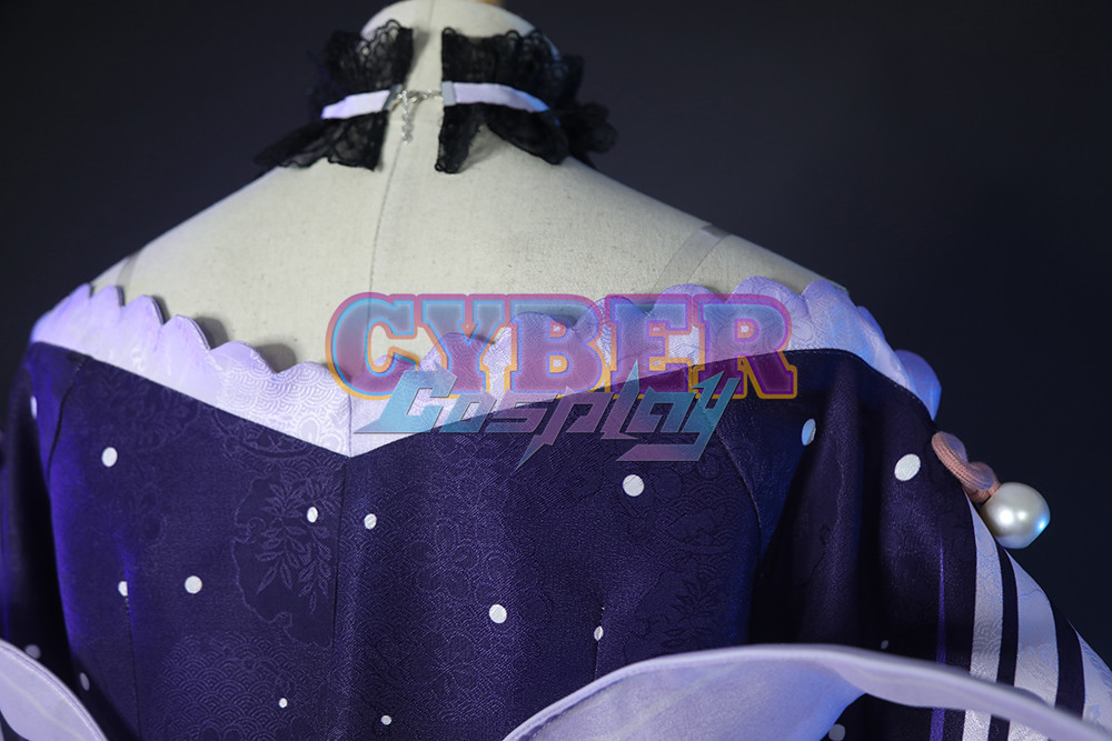 Genshin Impact Sangonomiya Kokomi Cosplay Costume Jacquard Version C00666