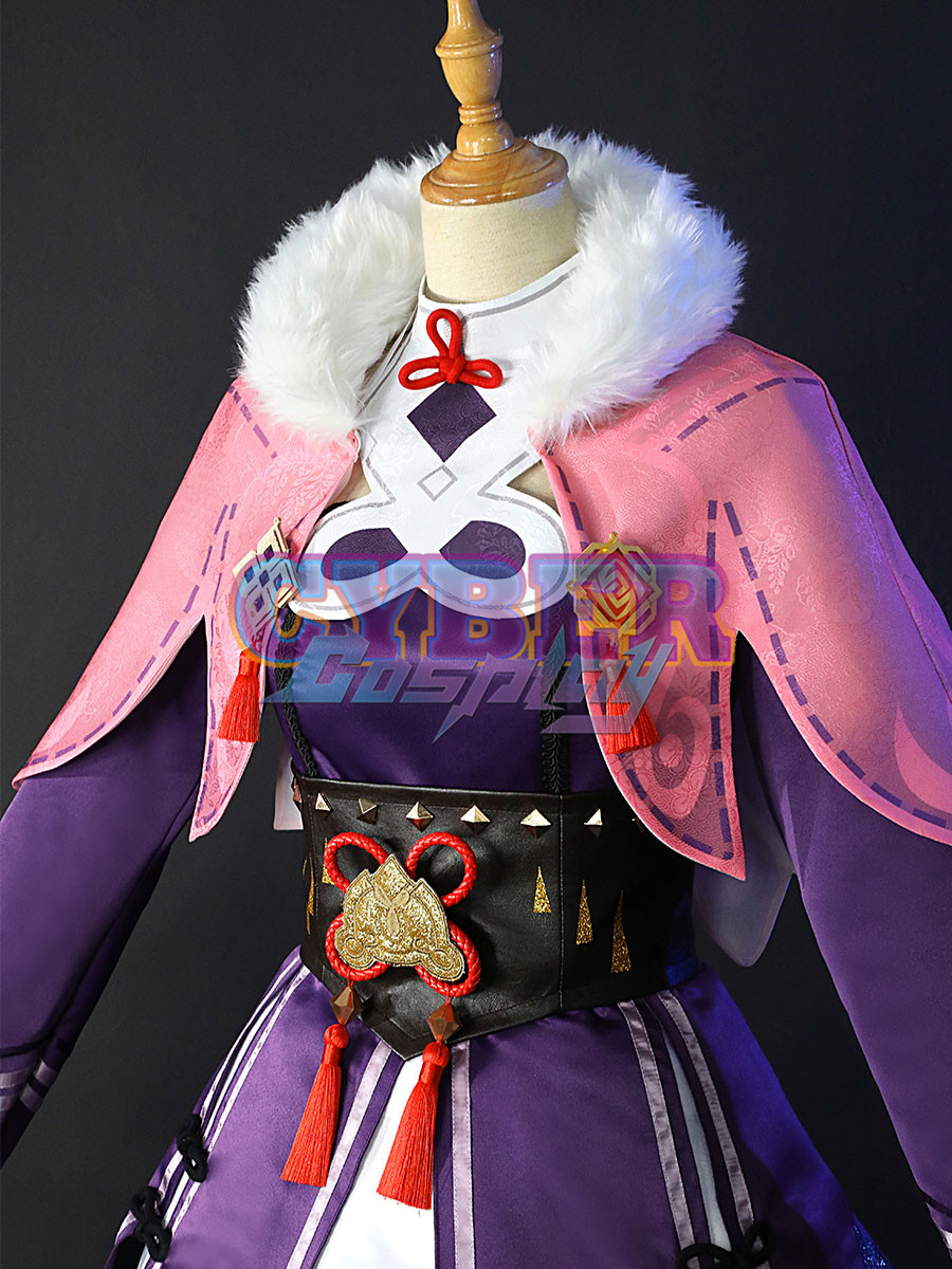 Genshin Impact YunJin Cosplay Costume Jacquard Version C00849