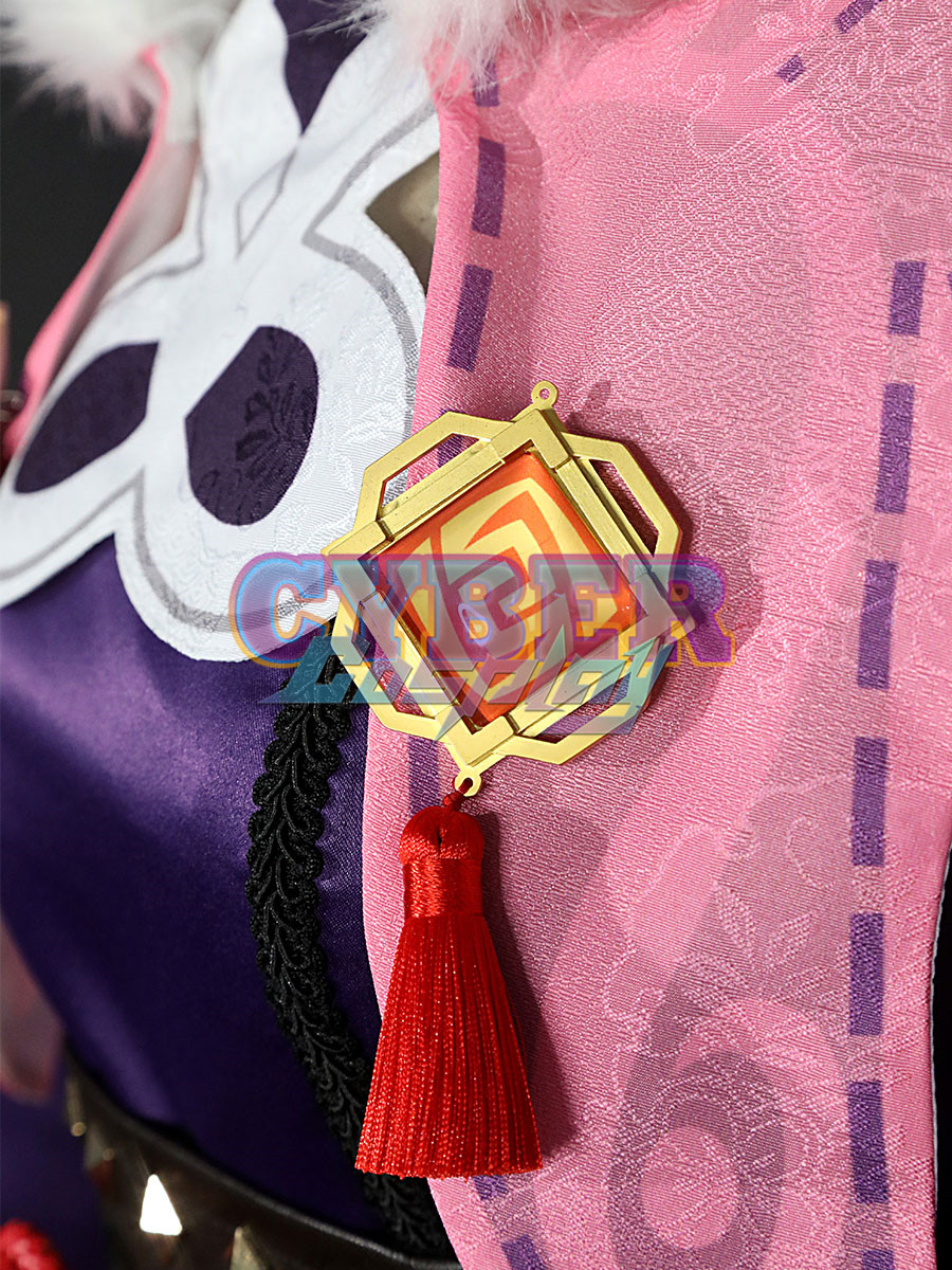 Genshin Impact YunJin Cosplay Costume Jacquard Version C00849