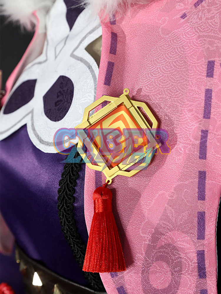 Genshin Impact YunJin Cosplay Costume Jacquard Version C00849