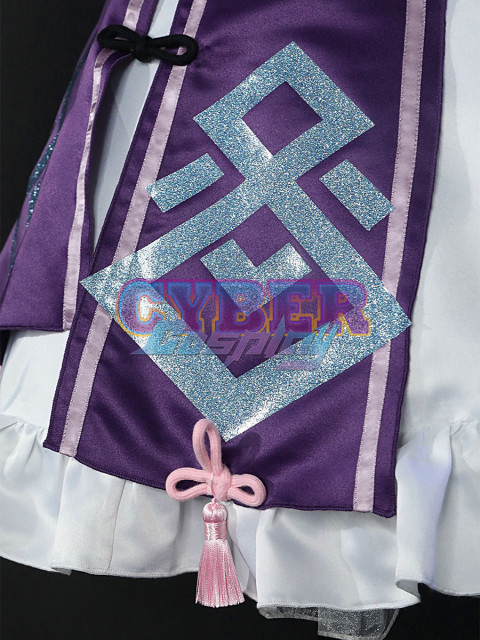 Genshin Impact YunJin Cosplay Costume Jacquard Version C00849