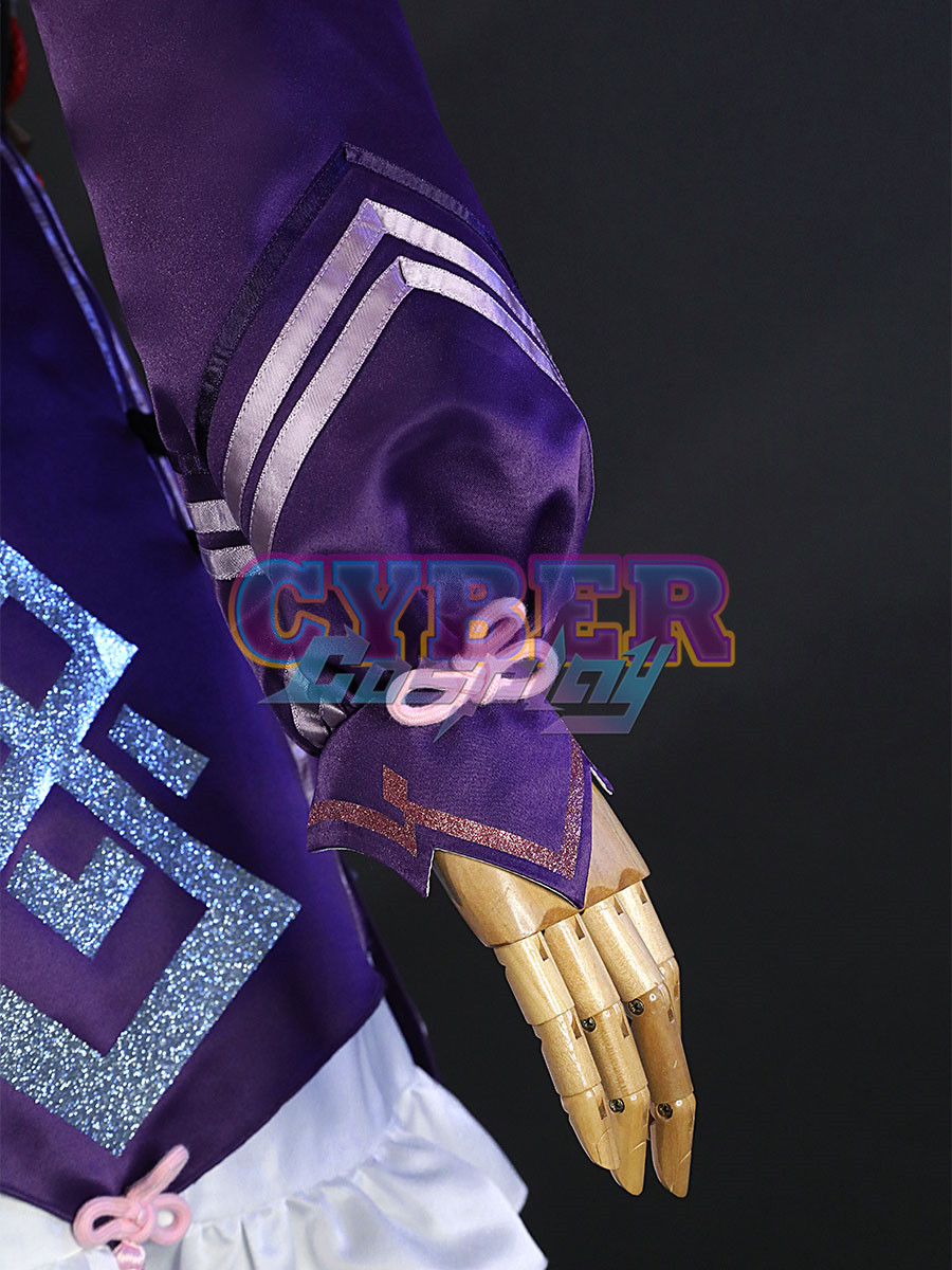 Genshin Impact YunJin Cosplay Costume Jacquard Version C00849