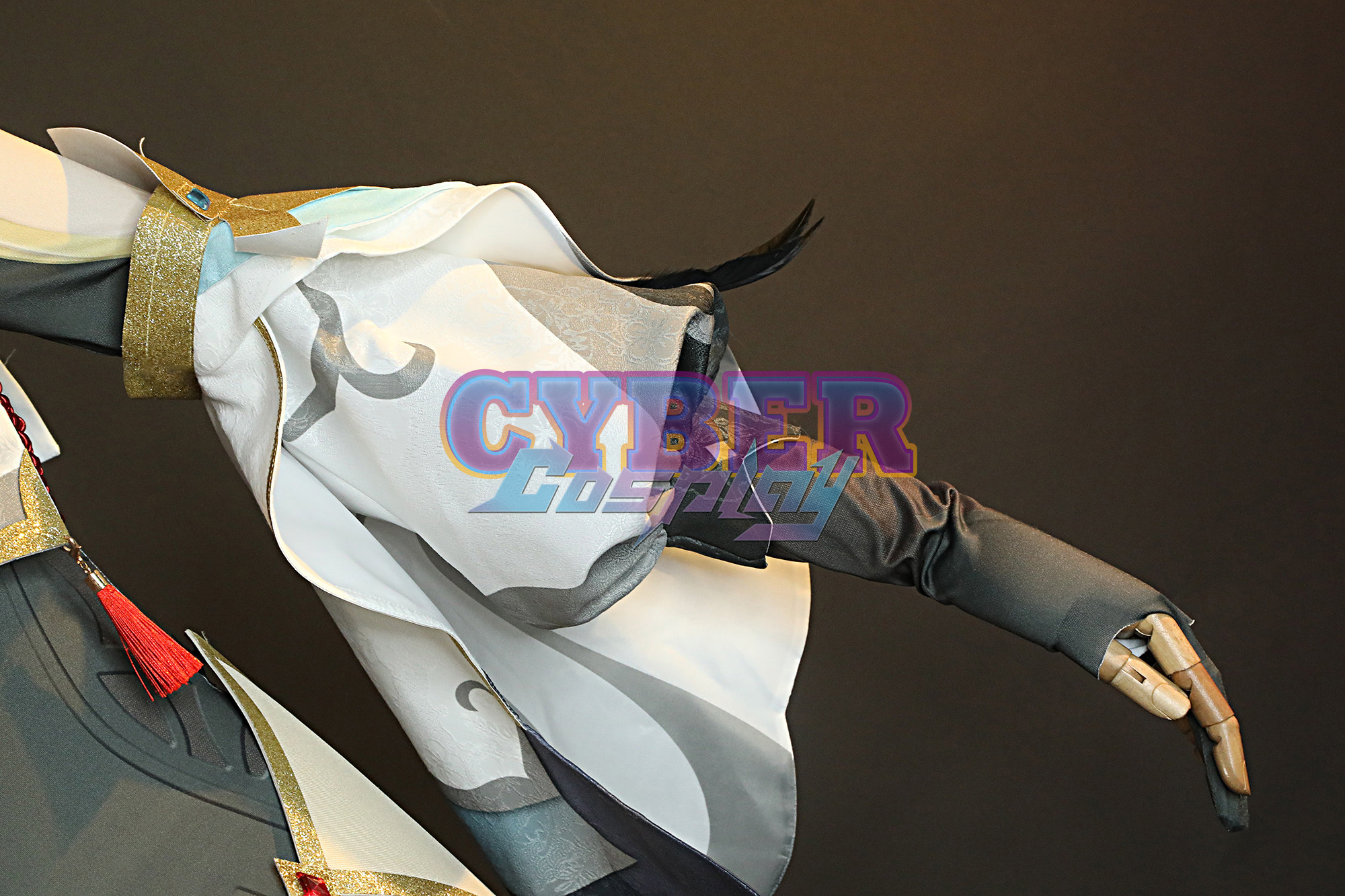 Game Genshin Impact Shenhe Cosplay Costume Jacquard Version C00907
