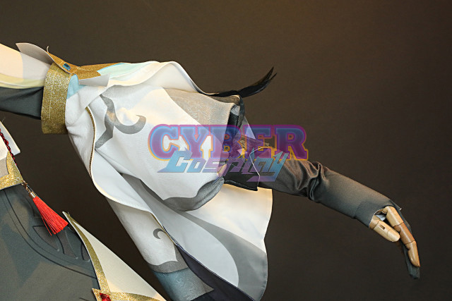 Game Genshin Impact Shenhe Cosplay Costume Jacquard Version C00907